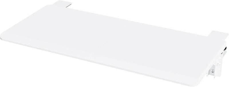 ETHU Ergonomics Desk Extender Tray, 25.6"x11.4" Large Size Foldable Keyboard Drawer Tray Clamp On, Armrest Support for Home and Office (White) - Image 1